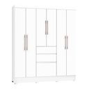 Ver imagem 1 de Guarda Roupa Brunella 7 Portas 2 Gavetas Branco J&A Móveis