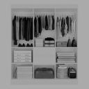 Ver imagem 4 de Guarda Roupa Brunella 7 Portas 2 Gavetas Branco J&A Móveis