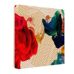 Quadro Decorativo Teia Colorida (Canvas)| Paisagem 120 X 90 cm - 3