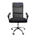Ver imagem 1 de Cadeira Presidente Giratória Mesh Reforçada – Alta Resistência até 150 Kg Preto