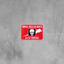 Ver imagem 3 de Combo 3 Placas De Sinalização Perigo Risco De Morte Alta Tensão 20X15 Acesso - S-222 F9e