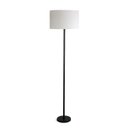 Ver imagem 4 de Luminária de Chão Piso Abajur Altura 1,6m Alumínio com Cúpula Redonda Ref 88 Preto Cup Branco