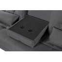 Ver imagem 4 de Sofá Cama Solteiro Colorado Reclinável 3 Posições em Suede: Cinza