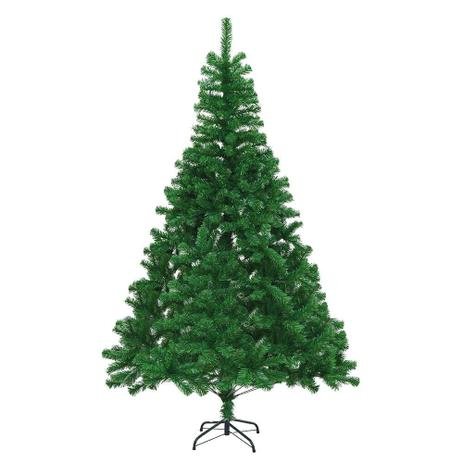 arvore de natal 150cm rosa com 320 galhos e pe de metal - RIO MASTER -  inova variedades