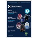 Ver imagem 1 de 3 Kits Saco Descartáveis Aspiradores Electrolux One, Trio, Max Trio, Go!, Ingenio, Twenty e Sonic