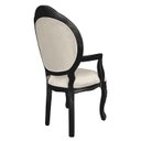 Ver imagem 2 de 2 Poltrona Entalhada com Braço Decorativa Imperatriz Luxo Trono Provençal Aréa Gourmet Leitura Linha