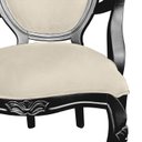 Ver imagem 4 de 2 Poltrona Entalhada com Braço Decorativa Imperatriz Luxo Trono Provençal Aréa Gourmet Leitura Linha