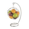 Cesto de Frutas Fruteira Aramado Aço Cromado Decoração Mesa - 1