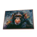 Ver imagem 1 de Quadro Macaco de Aquarela Canvas sem Vidro