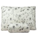 Ver imagem 1 de Jogo de Lençol Solteiro Bouti Basic Estampado 180 Fios 2 Peças - Minimal Floral Dona Zeze