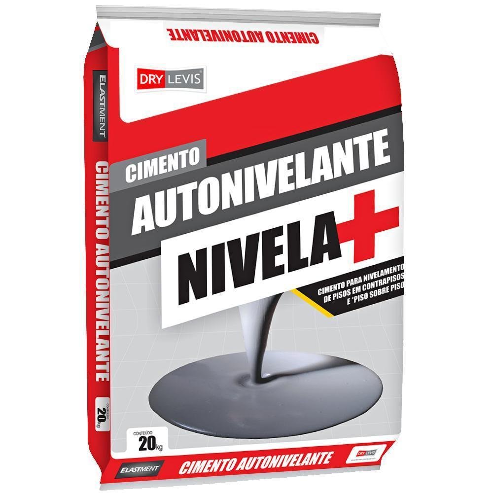 Cimento Autonivelante Nivela+ Dry Levis 20 Kg