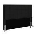 Ver imagem 1 de Cabeceira Onix Cama Box Queen 160cm Suede Preto