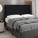 Ver imagem 3 de Cabeceira Onix Cama Box Queen 160cm Suede Preto