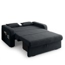 Ver imagem 4 de Sofá Cama 2 Lugares Compacto com Baú 140 Larg Lady Day Matrix