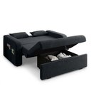 Ver imagem 5 de Sofá Cama 2 Lugares Compacto com Baú 140 Larg Lady Day Matrix