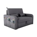 Ver imagem 1 de Sofá Cama 2 Lugares Compacto com Baú 140 Larg Lady Day Matrix