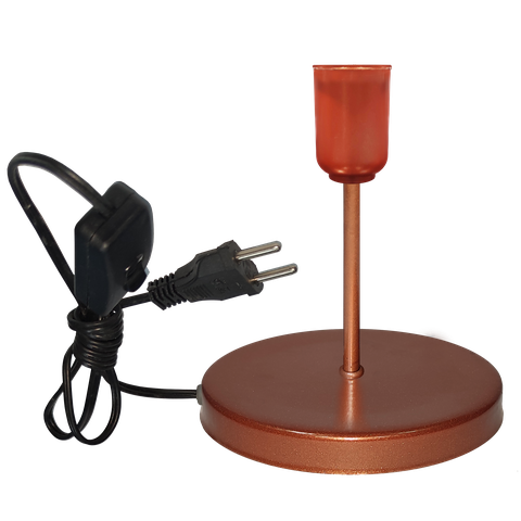 Luminária de Mesa Abajur Mini Cobre Use Lâmpada E27 Led