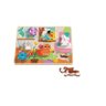 Brinquedo Didático Tabuleiro Encaixe Animais Th635 Tookytoy - 1
