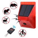 Ver imagem 4 de Alarme Solar Anti Roubo 120db Furto Controle Luz Sirene Sensor Presença Movimento Prova Dagua Proteç
