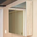 Ver imagem 3 de Armário Aéreo para Banheiro 100cm com 02 Portas e Espelho Malbec B06 Barrique Argento - Lyam Decor