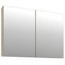 Ver imagem 1 de Armário Aéreo para Banheiro 100cm com 02 Portas e Espelho Malbec B06 Barrique Argento - Lyam Decor