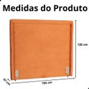 Ver imagem 7 de Cabeceira de Cama Box Estofada 195 Cm King Stela Veludo