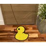 Tapete Patinho Amarelo Formato, Igual de Banheira para Decoração Divertido. - 1