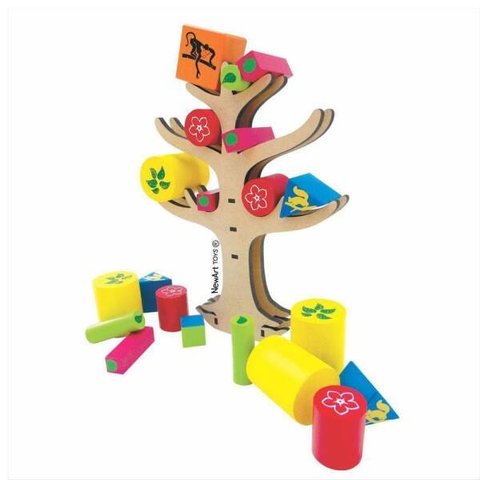 Jogo Do Equilíbrio Árvore - Newart - Brinquedo Educativo