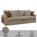 Ver imagem 7 de Sofá Dallas Veludo Dois Módulos de 80cm B15 Meu Sofá Online