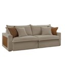 Ver imagem 3 de Sofá Dallas Veludo Dois Módulos de 80cm B15 Meu Sofá Online