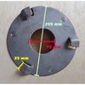 Escova de AÇO 410 mm COM Flange Para Enceradeira CLEANER, Allclean, Bandeirantes Entre Outras - 2