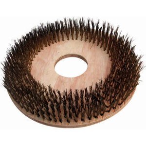 Escova de AÇO 410 mm COM Flange Para Enceradeira CLEANER, Allclean, Bandeirantes Entre Outras