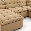 Ver imagem 4 de Sofá de Canto Premium 5 Lugares Chaise Bege Inovaflex