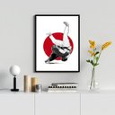 Ver imagem 1 de Quadro Decorativo Judô 24x18cm - com Vidro:madeira Branca
