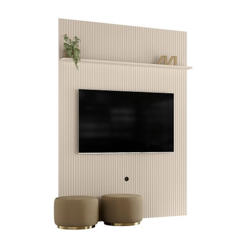 Painel Piso Teto New Interlagos Off White - Madetec