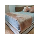Ver imagem 2 de Peseira Pelucia Pelo Alto 200 X 60 Cm - Rosa (rose)