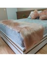 Ver imagem 2 de Peseira Pelucia Pelo Alto 200 X 60 Cm - Rosa (rose)