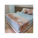 Ver imagem 1 de Peseira Pelucia Pelo Alto 200 X 60 Cm - Rosa (rose)