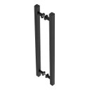 Ver imagem 2 de Puxador De Porta Quadrado Preto 30cm