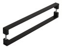 Ver imagem 2 de Puxador De Porta Pivotante Alumínio Inoxidável Preto 90cm