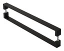 Ver imagem 1 de Puxador De Porta Pivotante Alumínio Inoxidável Preto 50cm