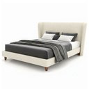 Ver imagem 4 de Cama Japonesa com Cabeceira Corea Queen Linho Off White - Sallar Home