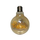Ver imagem 1 de Lâmpada LED Vintage Mensagem 4W Home Branco Quente Casa Comercio