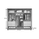 Ver imagem 2 de Guarda Roupa Casal 6 Portas e 6 Gavetas Robust Plus Cumaru - Novo Horizonte
