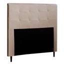 Ver imagem 1 de Cabeceira Cama Box Casal Queen Luna 160cm Corano Bege