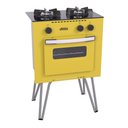Ver imagem 2 de FOGÃO 2 BOCAS VENAX MINI COOK AMARELO GAS GLP