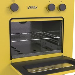 FOGÃO 2 BOCAS VENAX MINI COOK AMARELO GAS GLP - 4