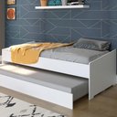 Ver imagem 3 de Guarda Roupa de Solteiro com 2 Camas Embutidas 1326 Branco