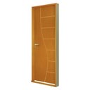 Ver imagem 1 de Kit Porta de Madeira Frisada Cantareira Mgm 215 x 84cm Melamínico