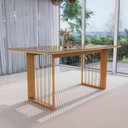Ver mais imagens de Conjunto Sala de Jantar Elisa em Madeira Maciça 6 Cadeiras Boucle Cinza